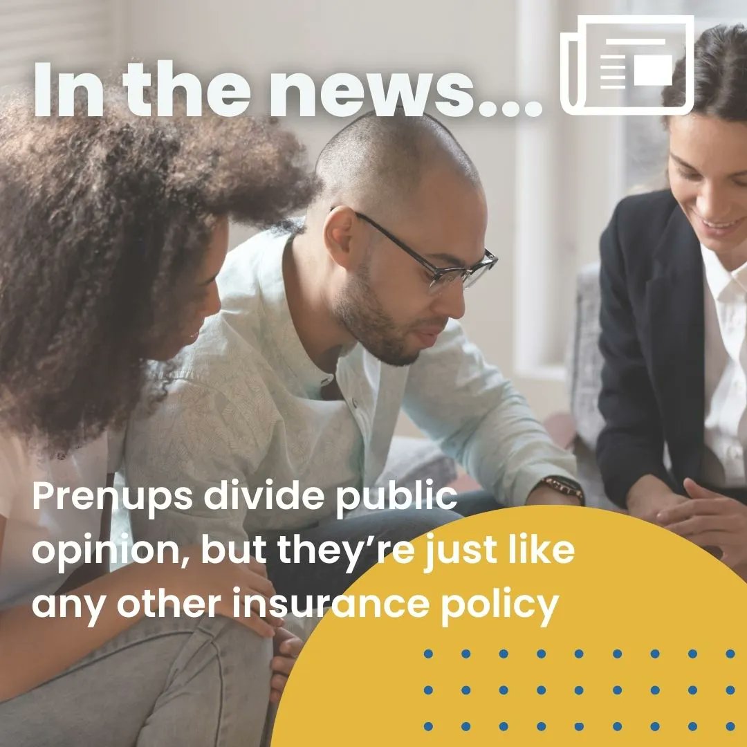 Really interesting take on the nuts and bolts of getting a prenuptial agreement, framing it as just another type of insurance. What do you think?

Read more here: buff.ly/3LSavDO 

Our Family Law team are always on hand to guide you through 👋 

#FamilyLaw 
<a href="/thescotsman/">The Scotsman</a>