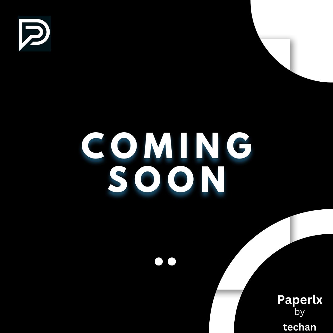 Paperlx's tweet photo. The wait is almost over!😌 Get ready to join the #digitalrevolution and say goodbye to disorganized paperwork. 
.
.
.
.
.
#Paperlx #paperless #paperlessrevolution #paperwork https://t.co/fx4EAjyQW4