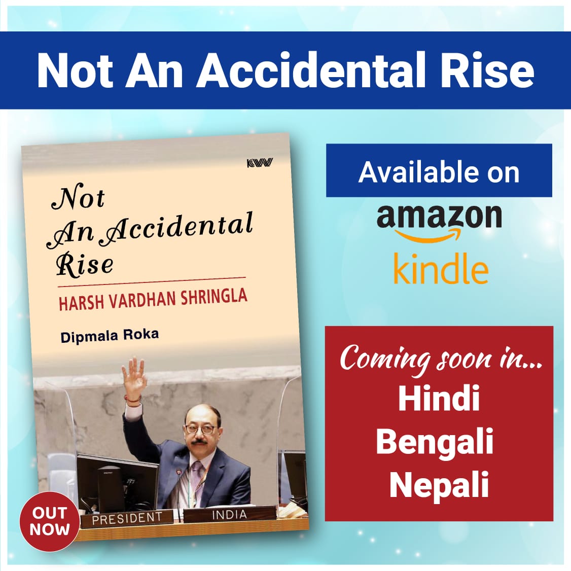 dr_dipmala's tweet photo. Offering lessons from life of @harshvshringla - a diplomatic career spanning decades &amp; continents, navigating many challenges as Foreign Secretary of India

My book #NotAnAccidentalRise is available on Amazon 

Kindle: https://t.co/UI7ulIdLij
Hard Cover: https://t.co/qf10MtAT2p https://t.co/PUOAEzidE2