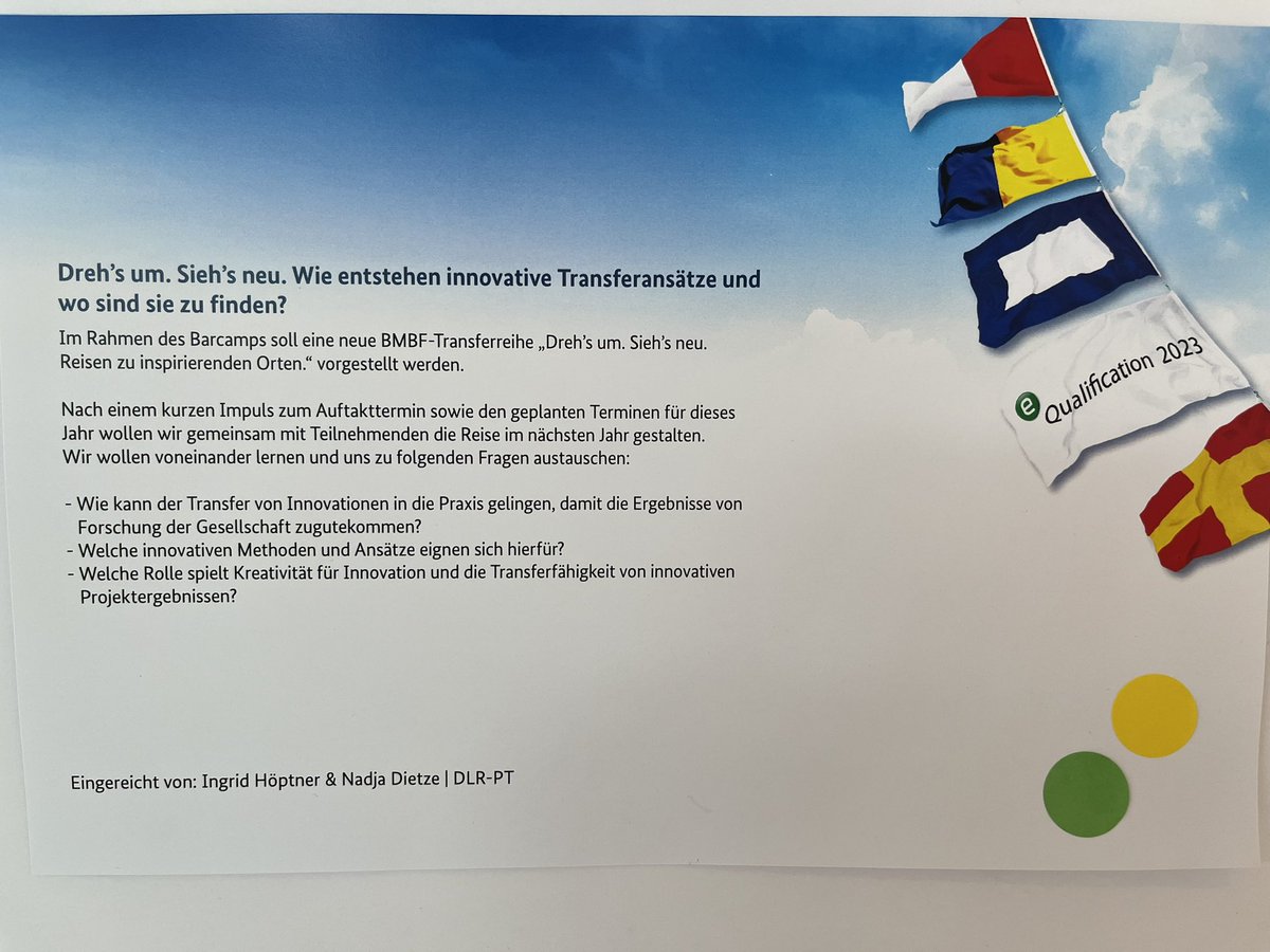 AnnettZobel's tweet photo. Gleich wird es interaktiv auf der #eQualification #OERde #OER
4/6 https://t.co/siXsCv6geK