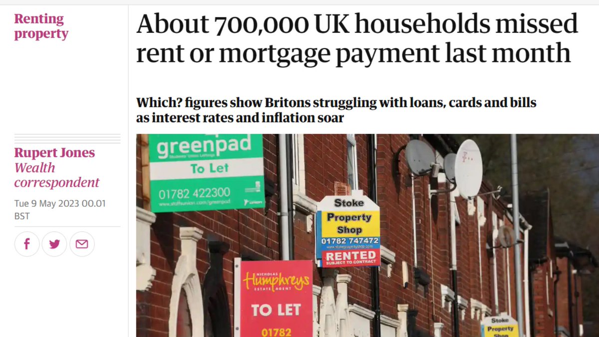 LDNRentersUnion's tweet photo. 1 in 20 people unable to meet extortionate rent payments in April.

People already cutting back on essentials like food and heating. 

Landlords still driving up rents and evicting those who cannot pay.

This will keep getting worse until the government brings in rent controls. https://t.co/zP6VUGPdR9