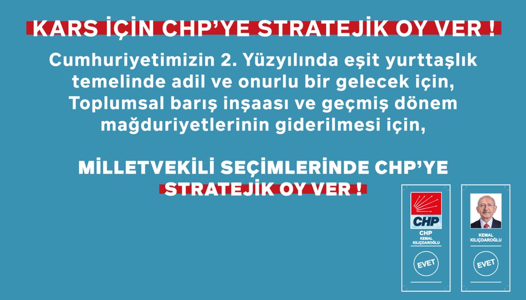 inanakgunalp's tweet photo. Kars için stratejik oy ver! https://t.co/Zckjk22z14