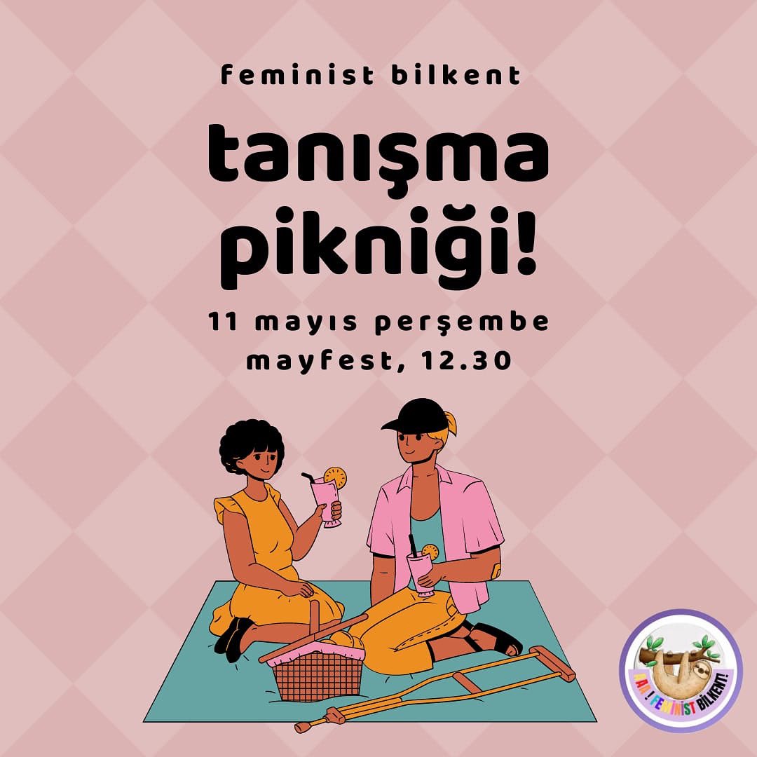 Perşembe günü 12.30’da Mayfest çim alanında bir tanışma pikniği gerçekleştireceğiz. Yemeğini, kahveni al gel tanışalım, dayanışma ağımıza katıl 💜