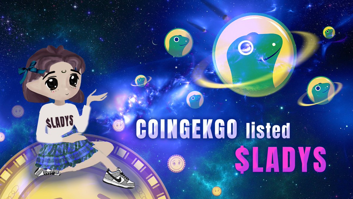 miladymemecoin's tweet photo. ･ﾟ✧ $LADYS has officially been listed on Coingecko!･ﾟ✧
$LADYS miracle is expanding, and we're excited to see where this journey will take us. https://t.co/L5lTTsqXna