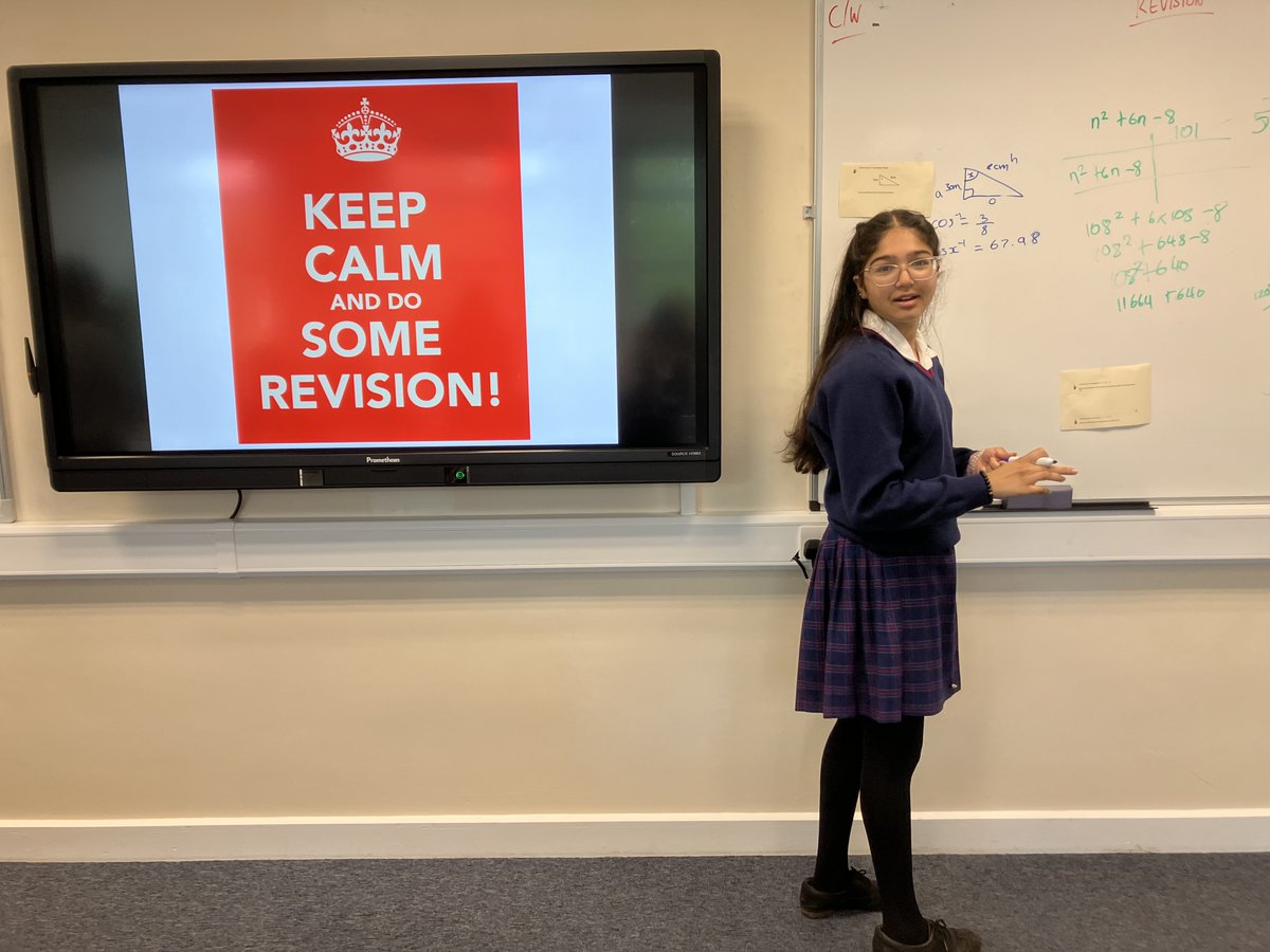 Y9 students <a href="/NorthwoodGDST/">Northwood College for Girls</a> have been revising for their end-of-year exams in mathematics with our amazing <a href="/NWCHeadStudents/">NWC Head Student Team 2024-2025</a> and further mathematicians. Keep up the good work, girls!