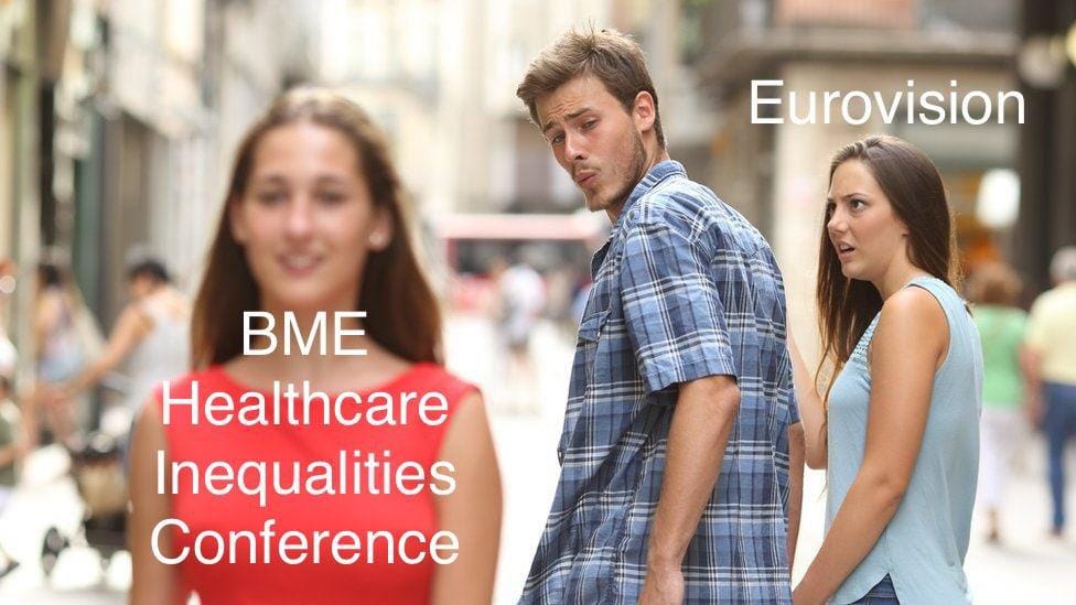 4 days to our first Inequalities in Healthcare conference. Come and learn about important topics in the field of health inequalities in the morning and enjoy the festivities of Eurovision in the evening!

Get your free ticket here:
liverpoolguild.org/groups/bme-med…
#Eurovision2023