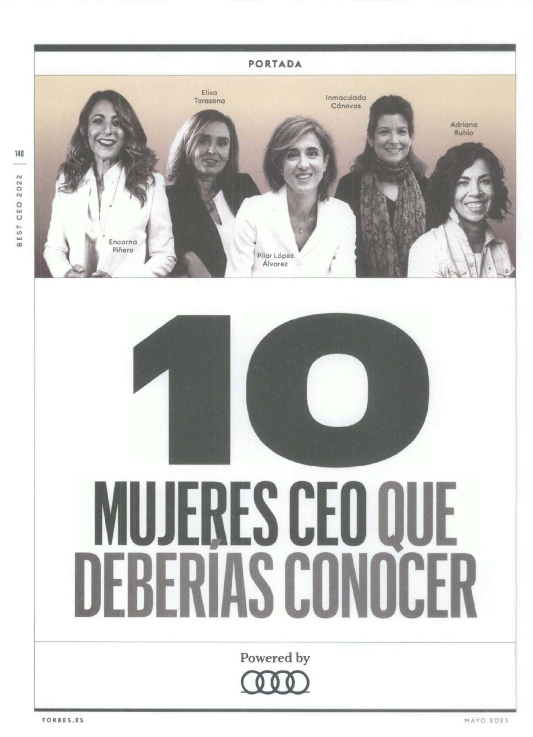 Gullon_esp's tweet photo. @lorealparis_es, Inés Fernandez; #Cefusa, Inmaculada Cánovas ; @HavasMediaGroup, Ester García ; @LoeweOfficial , Pascale Lepoivre ; @MicrosoftES , Pilar López ; #Grupopiñeiro, Encarna Piñeiro; @Roche, Adriana Rubio; @riberasalud , Elisa Tarazona; y @tousjewelry, Alba Tous. https://t.co/z0prAIRi5V