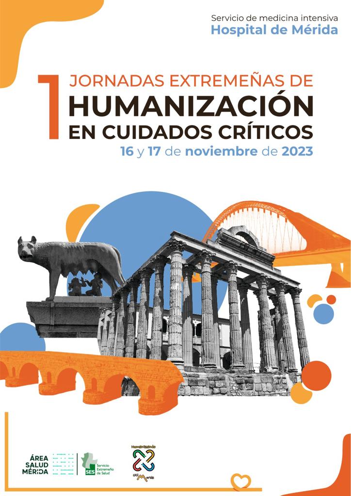 AreaSaludMerida's tweet photo. Ya tenemos cartel para las I Jornadas Extremeñas de humanización en cuidados críticos que se celebrarán el 16 y 17 de noviembre en Mérida.

#cuidadoscriticos #humanizacion #medicinaintensiva #areasaludmerida #ses https://t.co/ufGSHkJ4Ie