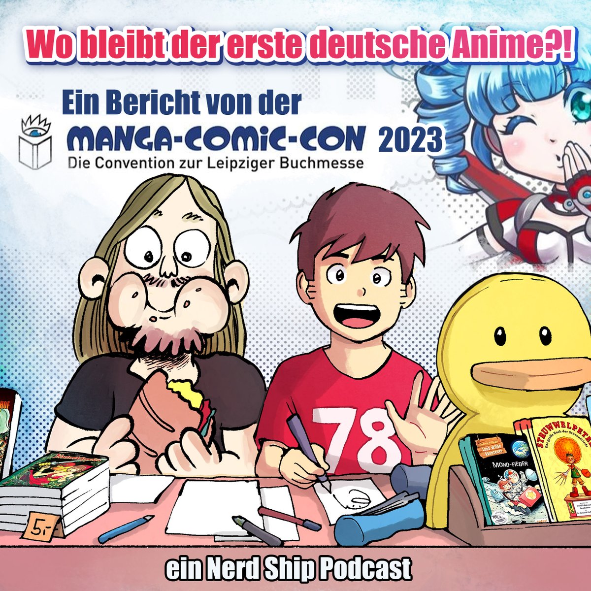 Nachbesprechung zur Leipziger Buchmesse/ Manga-Comic-Con im Nerd Ship Podcast: open.spotify.com/episode/5AUatB…

Inklusive der Frage, ob man Anime braucht, um einen Manga richtig erfolgreich zu machen.