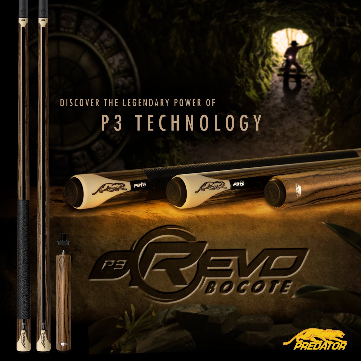 PredatorCues's tweet photo. Improve your game with game-changing P3 tech paired with exotic bocote wood. With a matte finish, this cue will turn heads with its precise, powerful 30-piece construction & elegant design.
Discover Bocote: https://t.co/FJPIN5PmJk
#RadialPin #RadialJoint #WoodenCues #PredatorCues https://t.co/KSBrXU9dKR