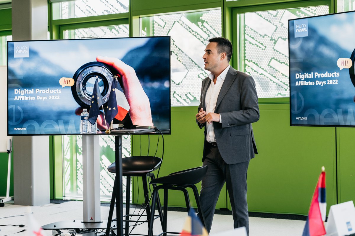 Digital products overview with <a href="/alexandre_jas/">Alexandre Jas</a> during #affiliatedays2022

Souvenirs from network operations <a href="/EuronewsAlbania/">Euronews Albania</a> <a href="/euronewsro/">Euronews Romania</a> <a href="/EuronewsSerbia/">EuronewsSerbia</a> <a href="/EuronewsGeorgia/">Euronews Georgia</a> at <a href="/euronews/">euronews</a>  headquarters in #lyon 

CC / @tseymat