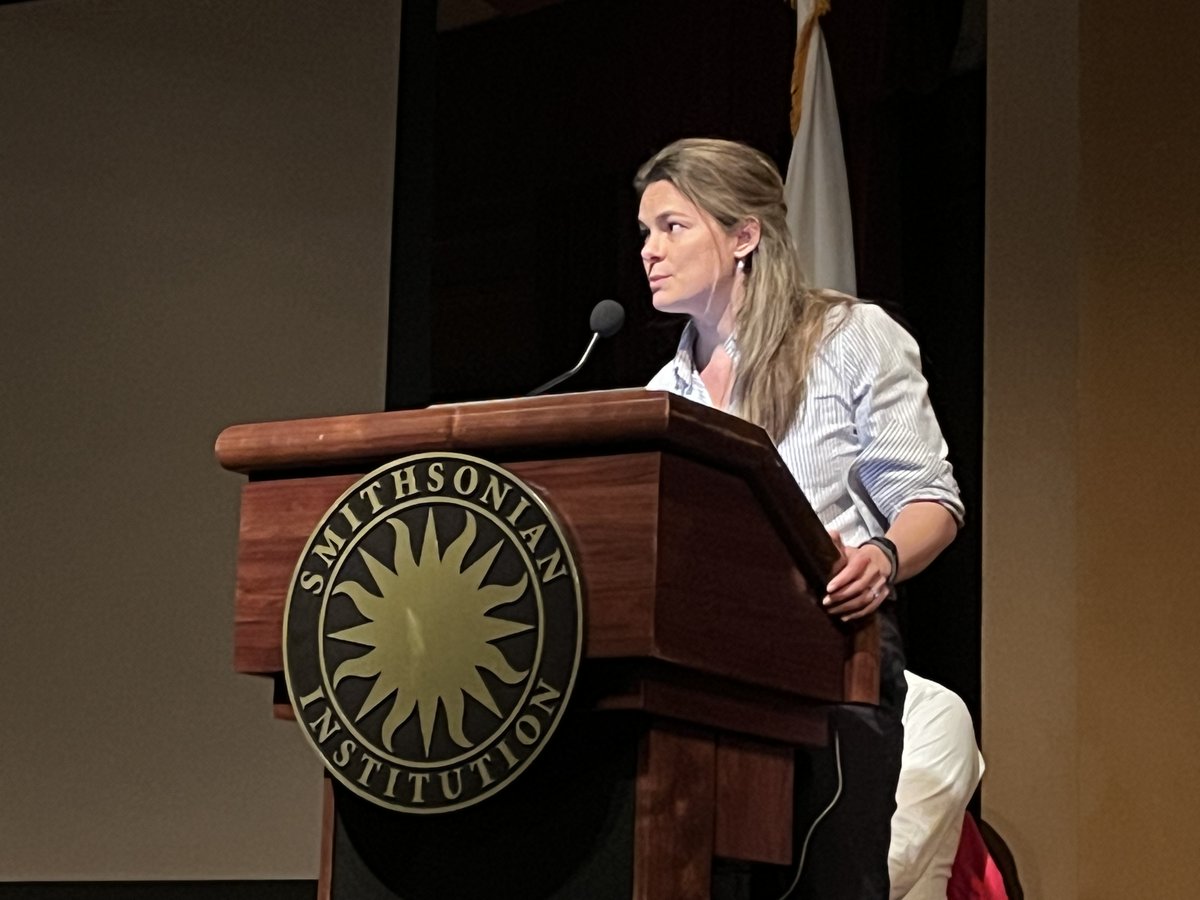 LdeGanay's tweet photo. I am little late as usual, but I wanted to share this picture of @ADeSaussure crushing it while presenting @smithsonian durring #RPTF2023! https://t.co/IlvCBd49GY