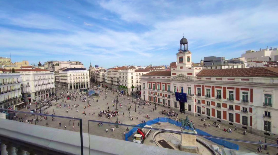 #DíaDeEuropa 🇪🇺 desde #Puertalsol 🧡