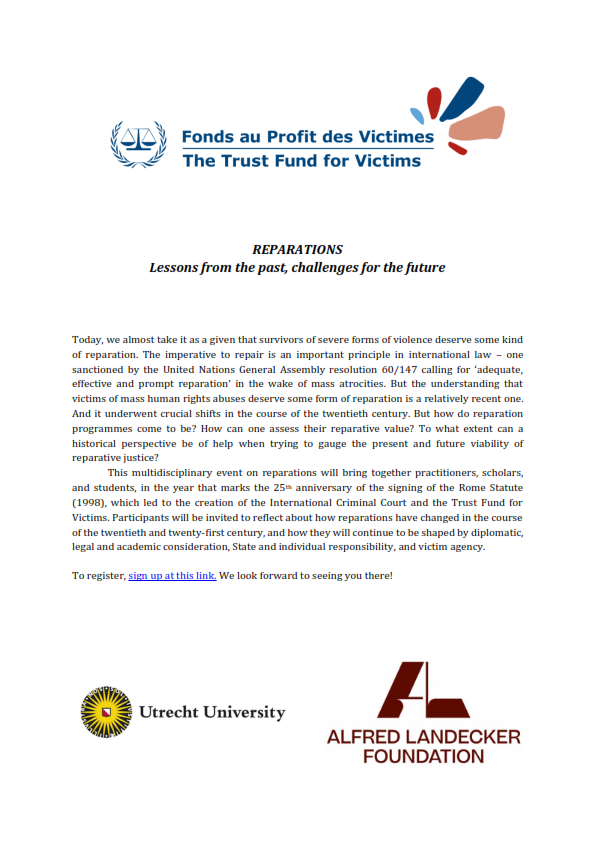 TFV_FPV's tweet photo. Join us on 11 May at 17hrs CET for a thought-provoking roundtable conversation on #reparations,  lessons learned from the past to tackle challenges in the future. 

Register now via https://t.co/sTxGEejsH0 or click https://t.co/TEFnovQ2Nq to read more! 

#socialjustice #history https://t.co/kvJRtzHMlm