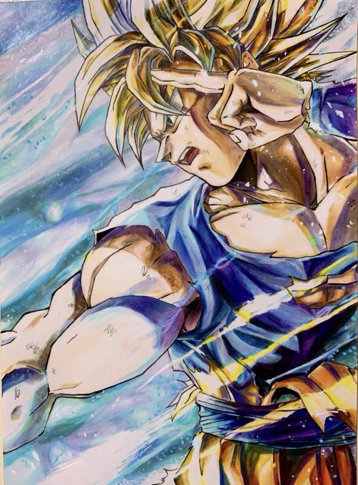 #悟空の日2023 #模写 #悟空の日 今年も過去絵でお祝い