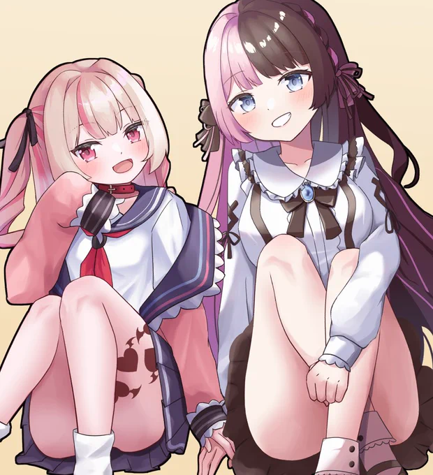 RUSTの絡みがとても好きだった #ひなのの絵なの #りりむとおえかき