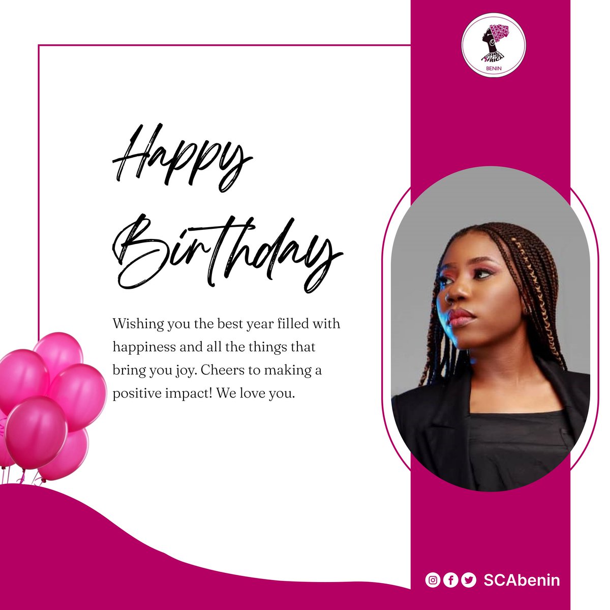 SCABenin's tweet photo. Happy birthday to our amazing design lead
@giftyies
Your creativity, talent, and hard work are truly inspiring.
Wishing you a year filled with joy, success, and all the design magic you can imagine!
We love you 😍 ❤
#HappyBirthday #DesignLead #CreativeGenius #womenintech https://t.co/K373kru4h9