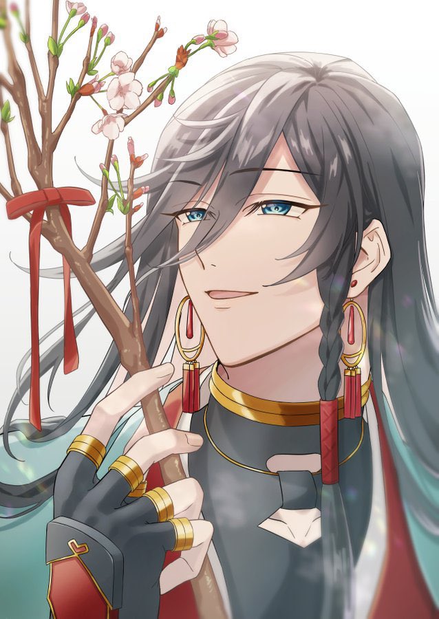 和泉守兼定 「#刀剣男士の花まつり 桜と兼さん再掲」|しちみのイラスト