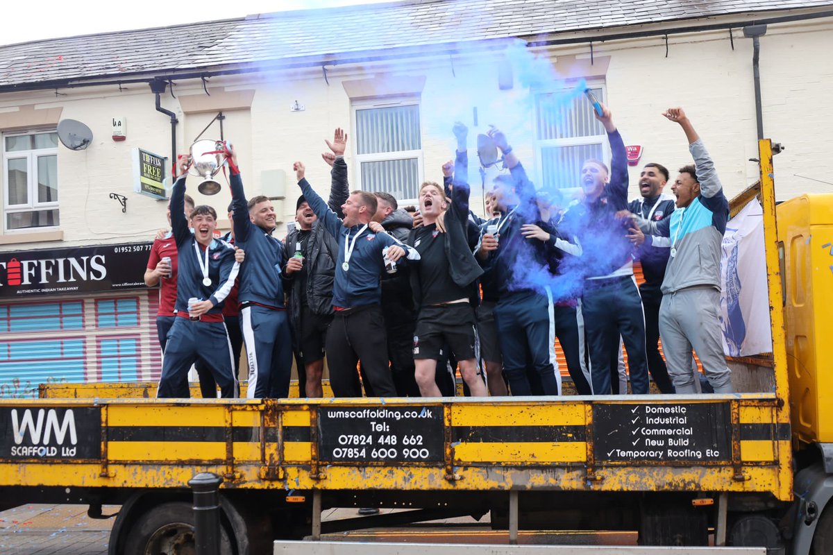 UP THE JOCKEYS More captures of Saturdays celebrations 🍾 its how it's done in Dawley Photos credit: @SimonEccleston1