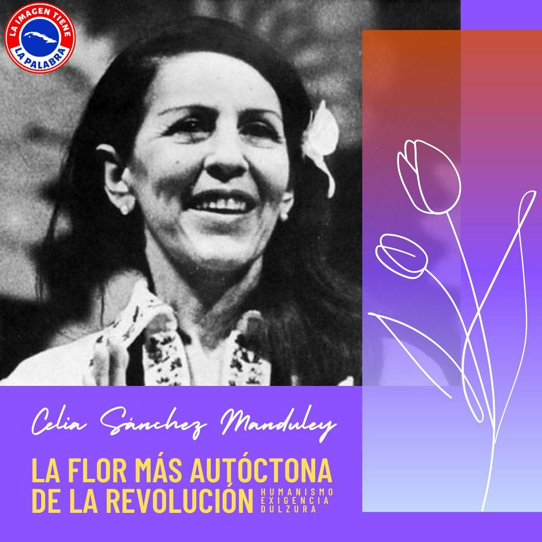🇨🇺 #Cuba recuerda hoy el aniversario 103 del natalicio de la heroína Celia Sánchez, figura clave en el proceso revolucionario de la isla, quien se caracterizó por su sencillez y gran vinculación con el pueblo.
#SanctiSpíritusEnMarcha
<a href="/DiazCanelB/">Miguel Díaz-Canel Bermúdez</a> <a href="/DrRobertoMOjeda/">Dr. Roberto Morales Ojeda</a> <a href="/MEspirituana/">@MariposaEspirituana</a>