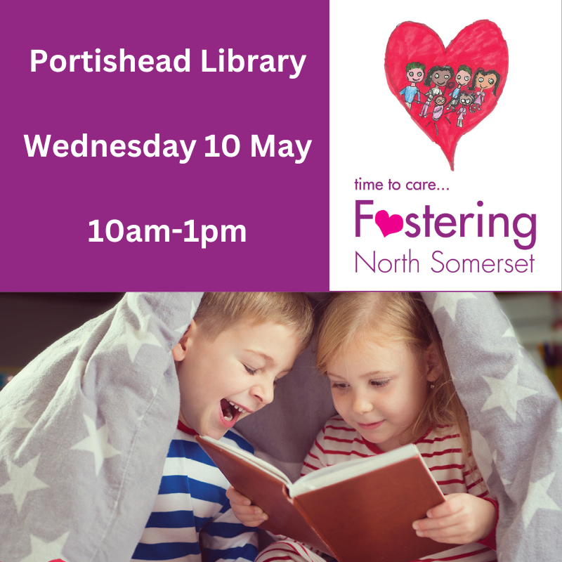 FosteringNS's tweet image. We are out in the community again tomorrow.....this time in wonderful Portishead ❤️
Drop in to meet the team and grab an information pack!
