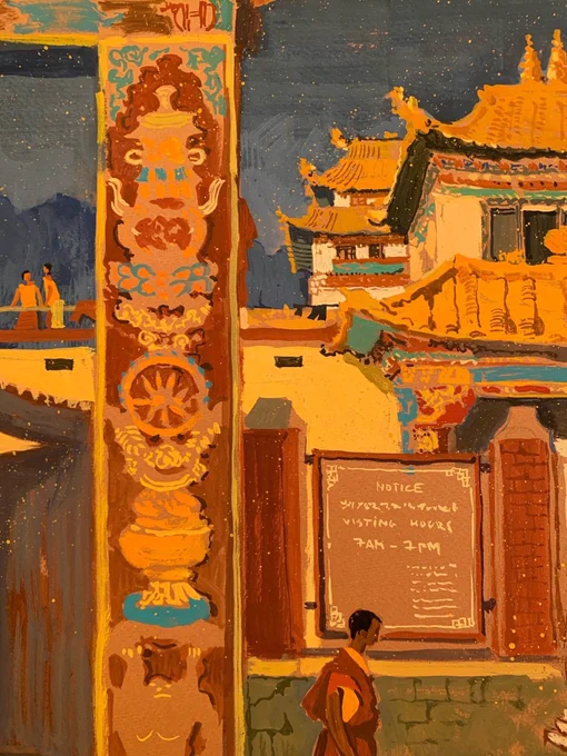 some plein air studies from India!!