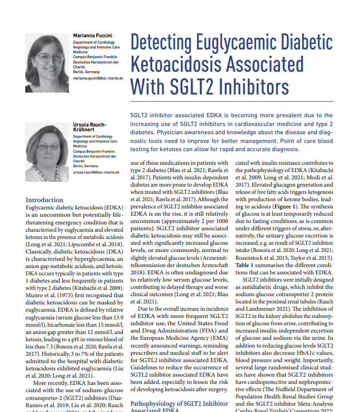 The diagnosis of #EDKA should be suspected in patients on #SGLT2 inhibitors and #ketones should be measured promptly to avoid progression to life-threatening disease.

Read more iii.hm/novabioicu22023
 
<a href="/BiomedicalNova/">Nova Biomedical</a> <a href="/mariannapuccini/">Marianna Puccini</a> #euglycaemic #diabetic #ketoacidosis
