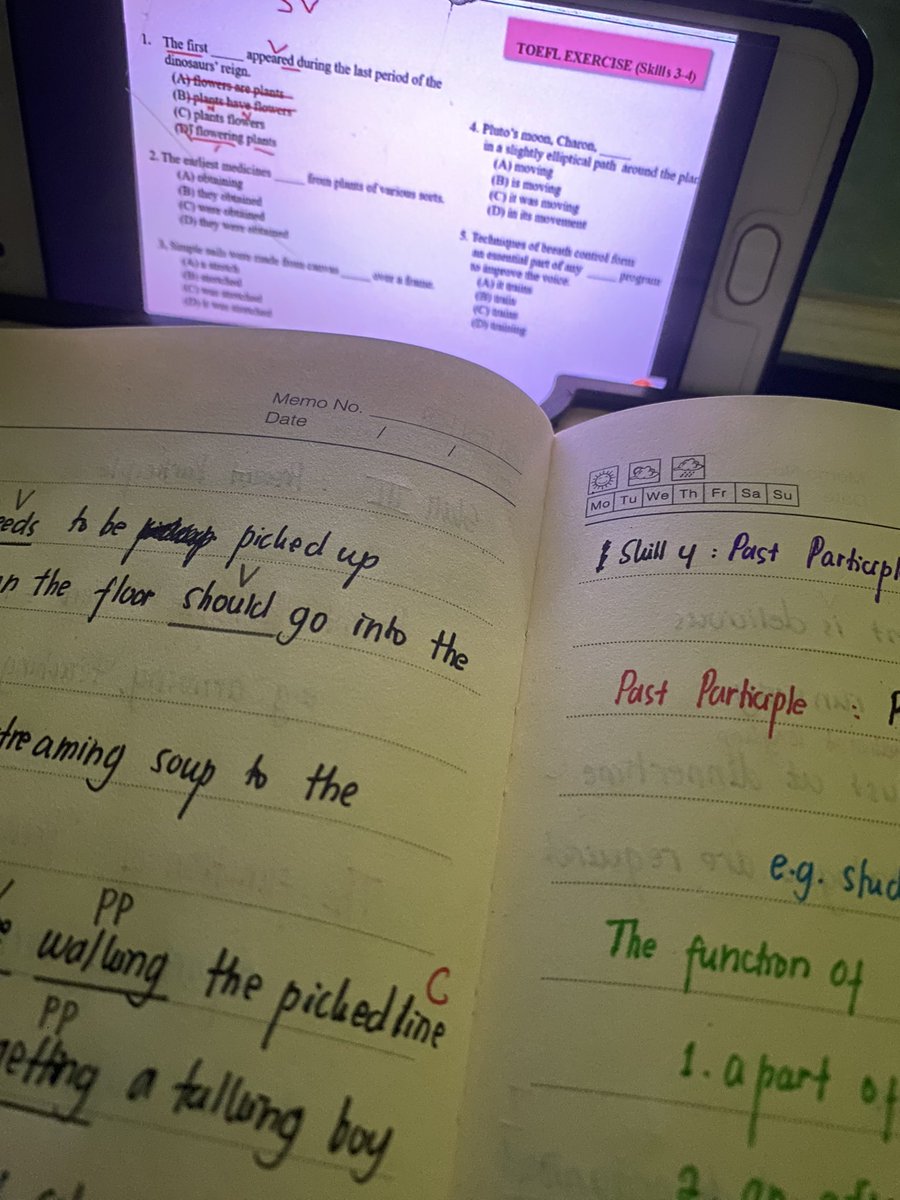 Mulai belajar. Doain konsisten, yah 😭