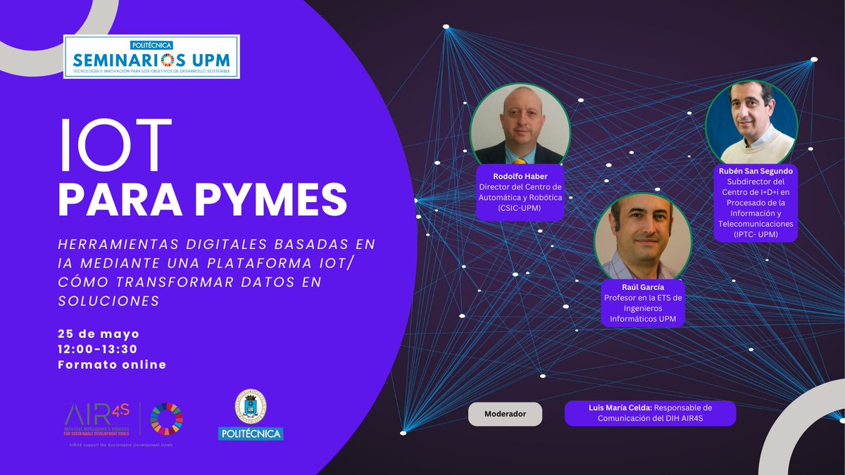 👀¿Quieres conocer cómo los sistemas ciberfísicos y el #Iot pueden impulsar la productividad y rentabilidad de las empresas? 

Únete a nuestro seminario y descubre el potencial del kit "Insight Generator". 

¡Recuerda!   
🗓️ 25 de mayo  
⏰12:00 
🔗bit.ly/3LCGszO