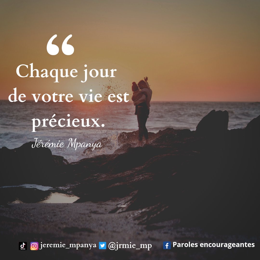 jrmie_mp's tweet photo. « Chaque jour de votre vie est précieux »

𝑱𝒆́𝒓𝒆́𝒎𝒊𝒆 𝑴𝒑𝒂𝒏𝒚𝒂📍

#jour https://t.co/G0NQzoYU2M