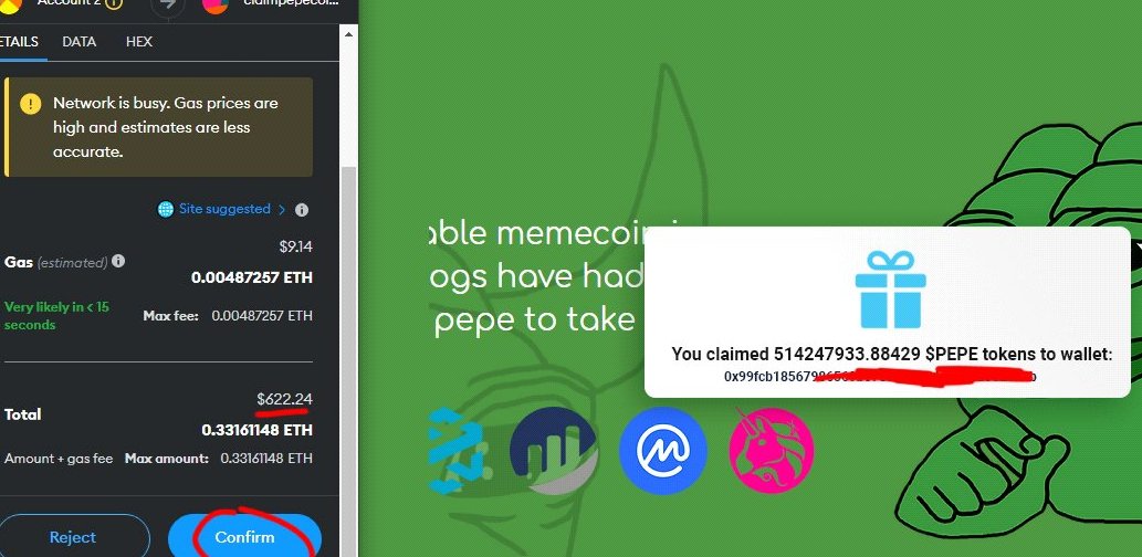 🎉 The #PEPE airdrop website just went online!

Check eligibility and claim $PEPE on our website:
🔗 pepegift.org

#pepecoin $mong $sui $snek $ben $tom $bobo $wojak $floki #floki #memecoins #memecoinseason #hex #ethereum $eth $aidoge #airdrop #crypto $arb $bog #binance