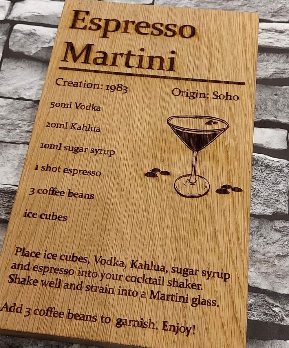 @yorkgin @gin_a_ding_ding Oof nice! They would look fab sat upon our eco friendly, cocktail recipe chopping boards! Made from reclaimed Oak, handcrafted to perfection then laser engraved with your fave cocktail! #GinaDayMay #MHHSBD