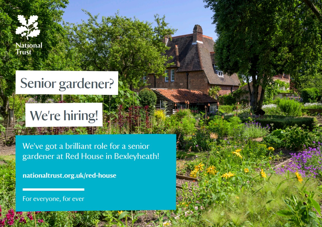 📢Looking for the next step in your #horticulture career? 🌳 Our sister site-Red House in Bexleyheath-is hiring a senior gardener🤩 Check out NT jobs (code IRC138289) to apply! 📸 NT/Chris Davies #allhorts #younghorts #gardener #garden @NTlovesLondon @southeastNT @nattrustjobs