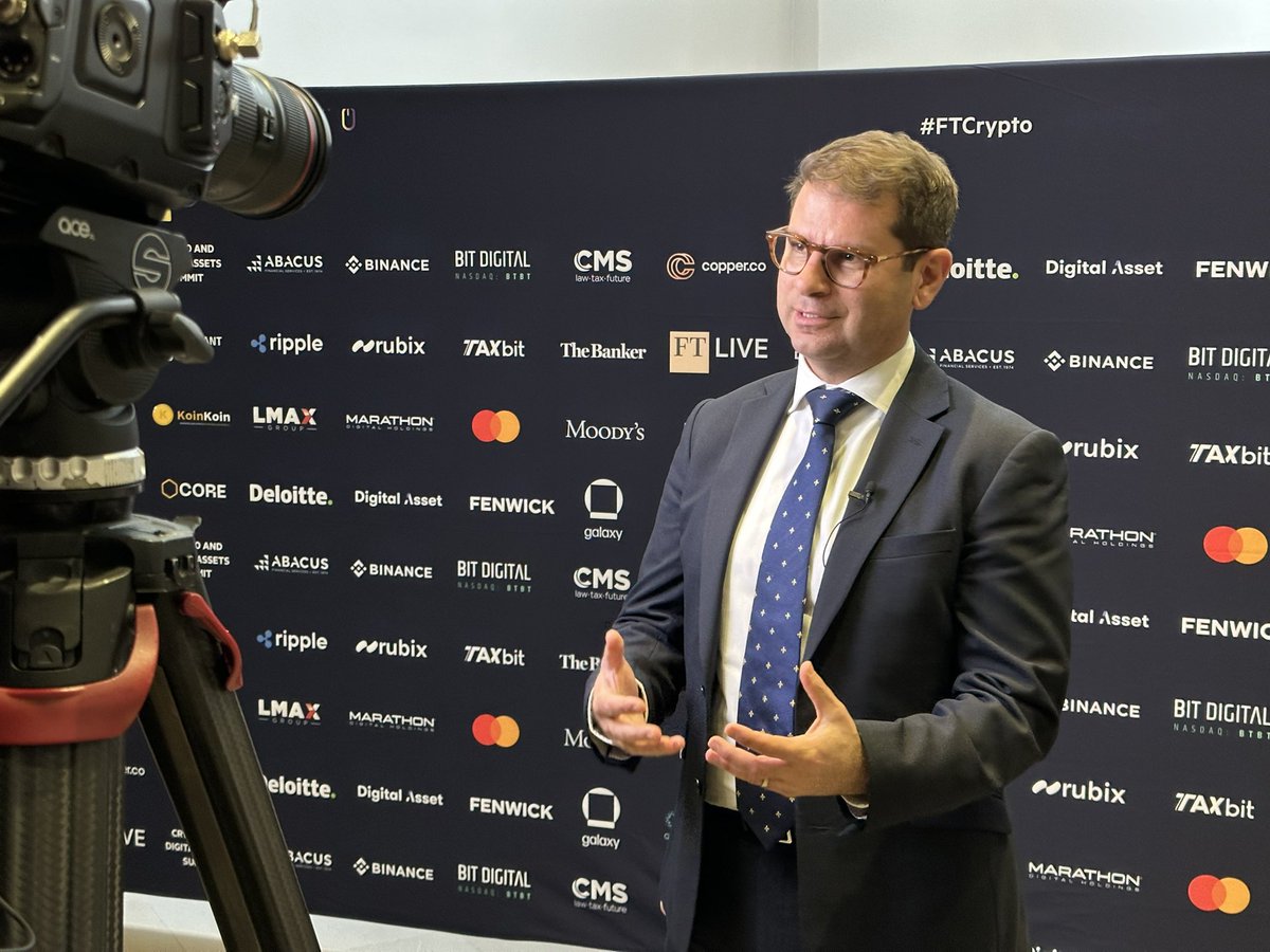 quantnetwork's tweet photo. The @FT interviewing @gverdian on #CBDC implementations. A new form of ‘smart money’ is coming, he says. 

#FTCrypto https://t.co/ilbn5rnFMR