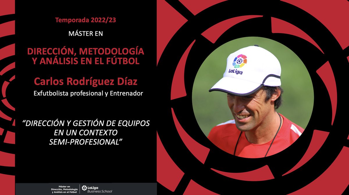 CarlosRdiguez17's tweet photo. Como siempre agradecer a @LaLiga y @laligabusinessschool por la invitación y la posibilidad de transmitir en un contexto máximo de fútbol y aprendizaje con un gran grupo de alumnos.
Master en Dirección, Metodología y Análisis del fútbol ⚽️ 
.
#LaLiga https://t.co/gMJsRRo0XI