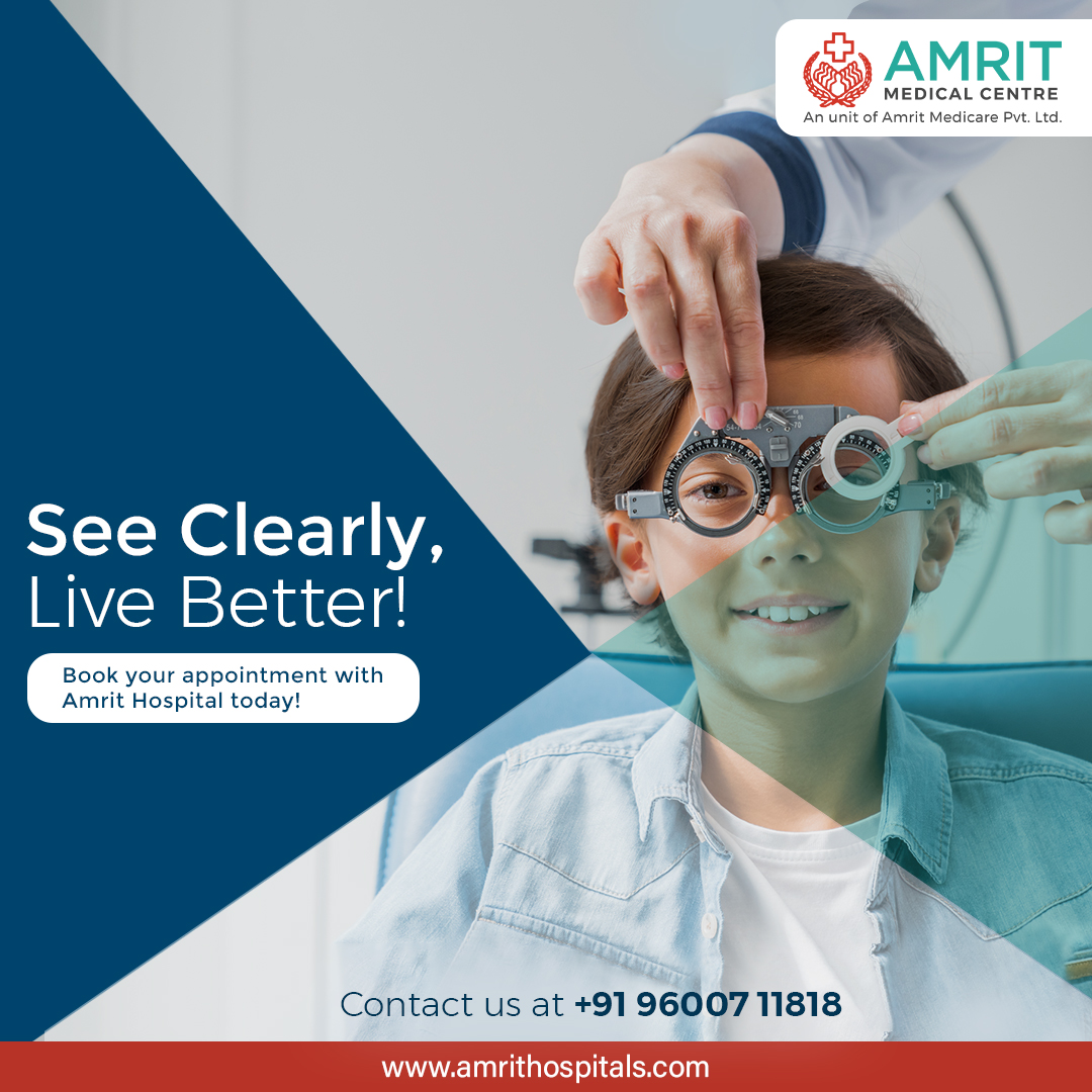 amrithospital's tweet image. From routine check-ups to advanced treatments, Amrit Hospital is dedicated to providing exceptional eye care. Book an appointment with us today and take the first step towards optimal eye health.

#AmritHospital #ExceptionalEyeCare #RoutineCheckups #AdvancedTreatments