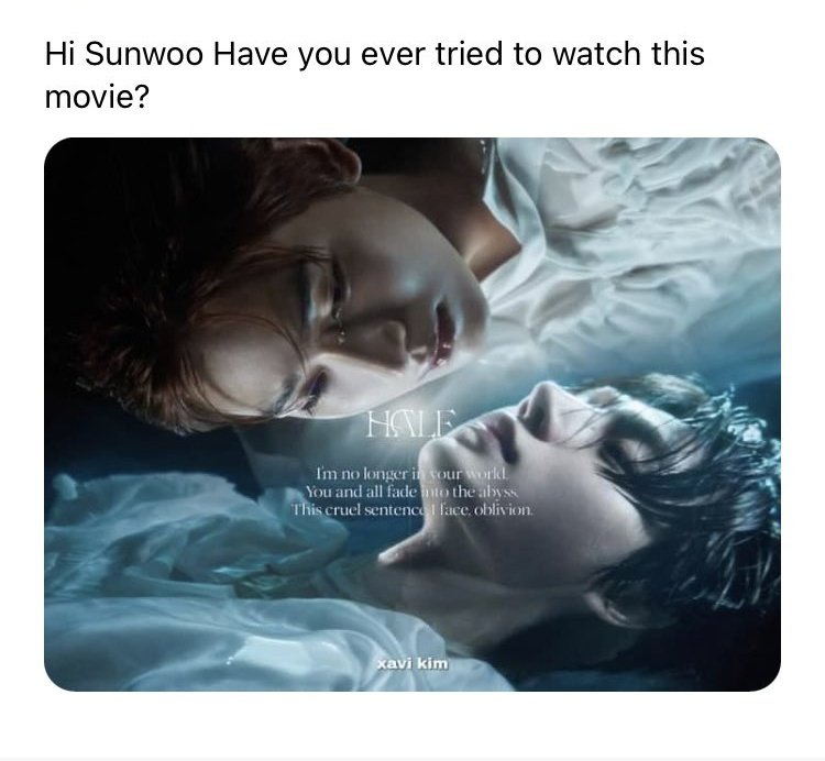 jwnkitty's tweet photo. QUE AYUDAAAA SUNOO RESPONDÍO UN EDIT SUNSUN EN WEVERSE, AGUANTE EL SUNSUN HOY GANAMOS LAS BONITAS https://t.co/RE9hgGUlvw