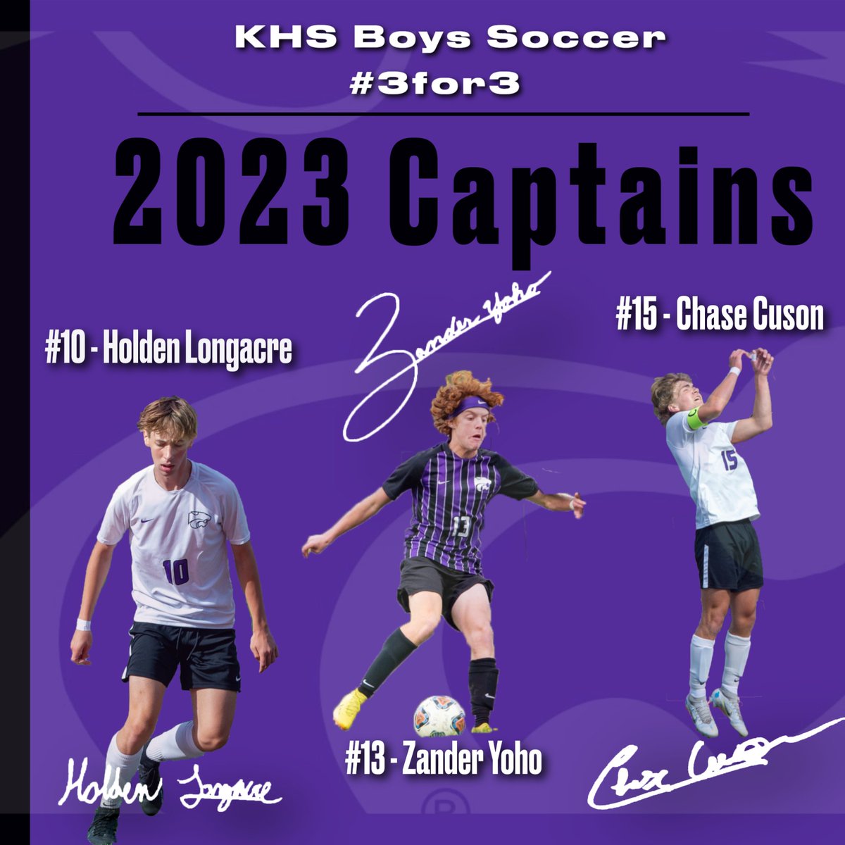 The 2023 season captains have been selected for the Keystone boys soccer team. Big things ahead for this team. Welcome  <a href="/holdenlongacre/">Holden Longacre</a> @zanderyoho24 and Chase Cuson