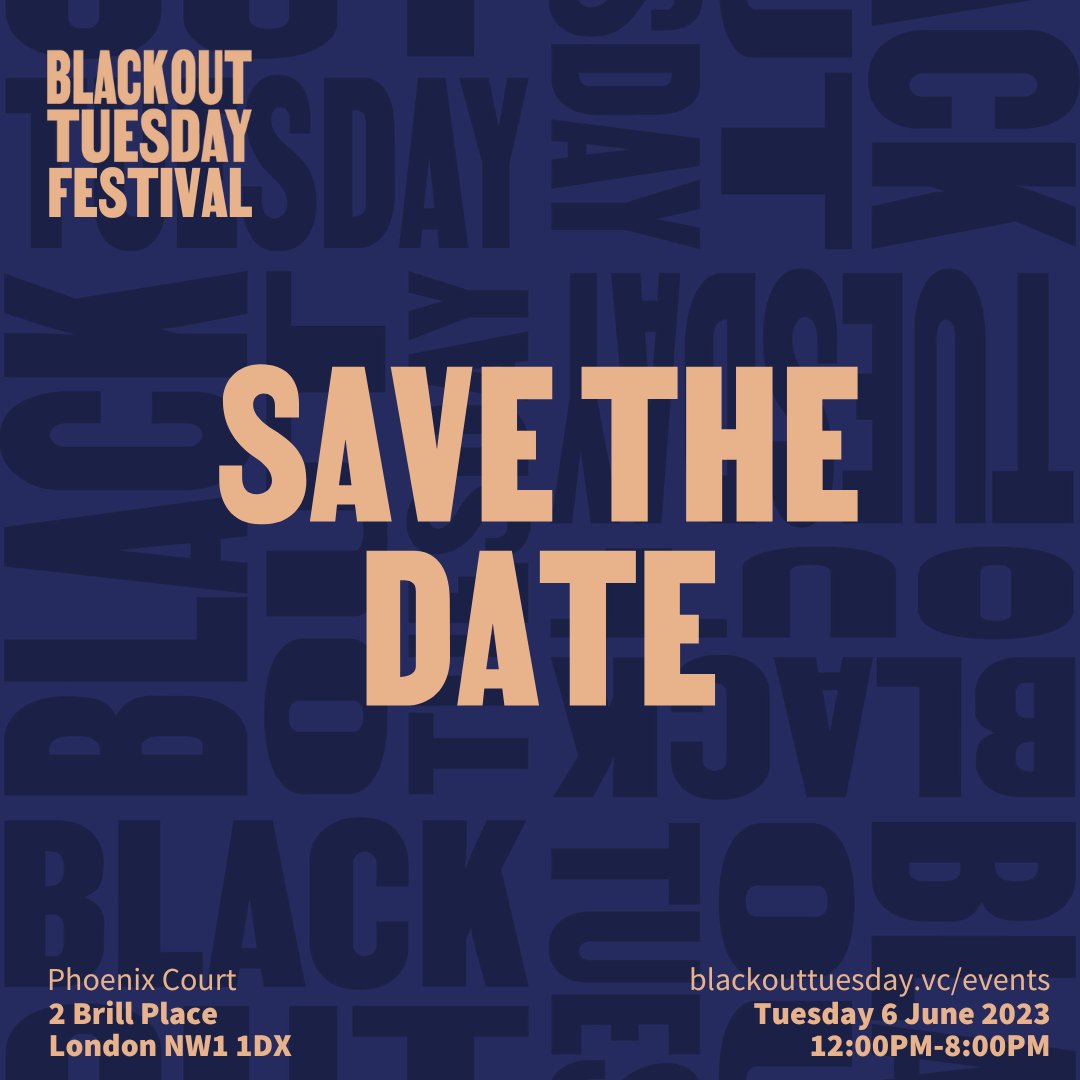 Save the date for our first annual Blackout Tuesday Festival! We’ve got some speaker announcements coming, so register soon for a ticket via the link in our bio 🎊