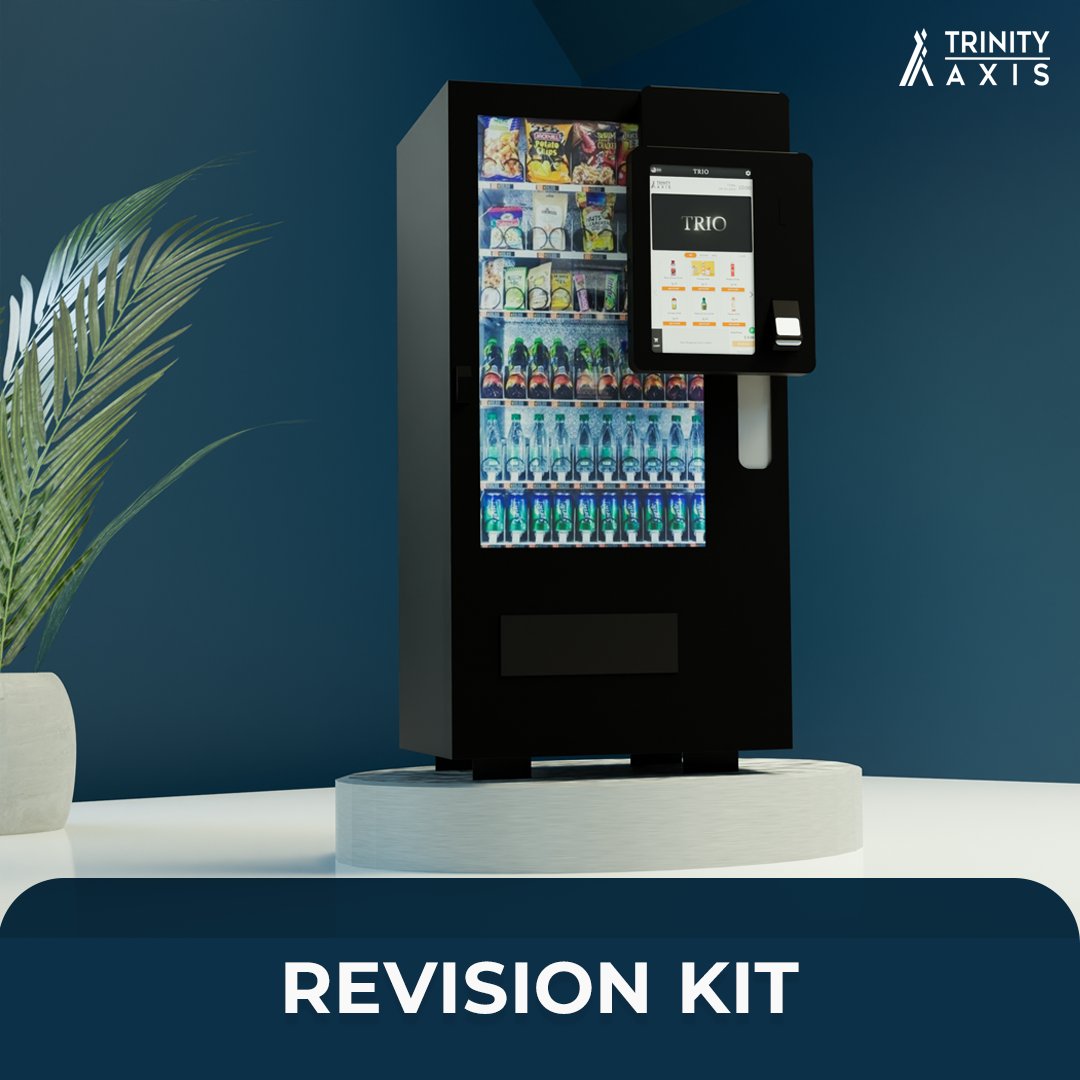 trinityaxisinc's tweet photo. REVISION KIT - Renew your Legacy vending machines with our innovative Revision Kit- a smart modernization solution

#TheNAMAShow #NAMA2023  #trio #trinityaxis #cashlesspayment #smartvending #vendingbusiness #micromarkets #vendingtechnology #technology #vendingmachines https://t.co/zIGxA9CCd4