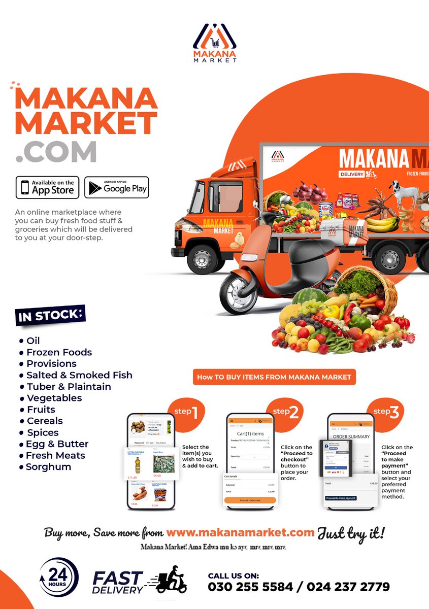 MakanaAsp's tweet photo. An online marketplace for all your farm foodstuff.

Why go through all the hustle of leaving your comfort zone to the market when you can get all you need with a single click.

Visit the website https://t.co/Gh2J0wqJTY and make your purchase.

#Makanamarket
#SaveTimeSaveMoney https://t.co/4DllVM5YB9
