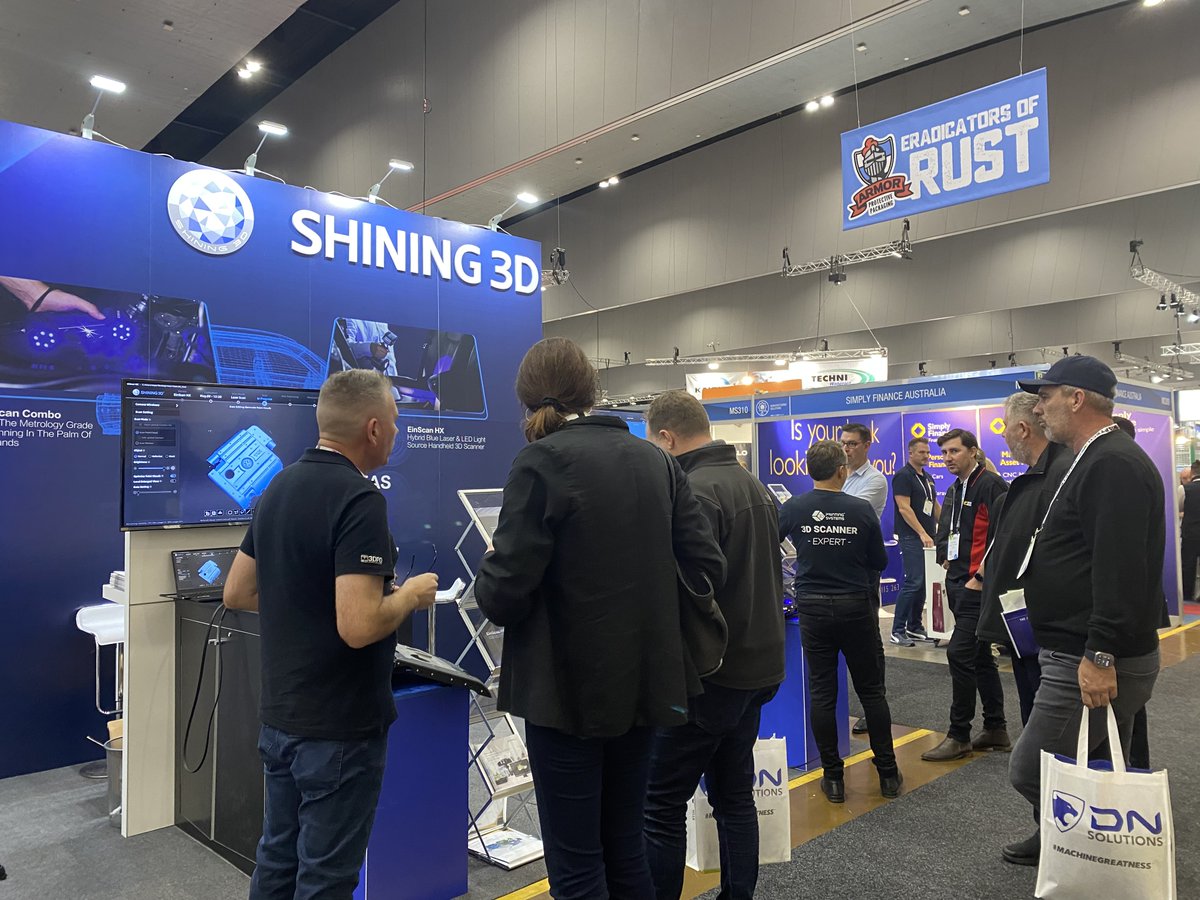 Shining3D's tweet image. We're excited to announce that the #FreeScanCombo metrology #3Dscanner is making its debut at #AMW, Australia! You won't want to miss our #booth (📍Booth No. MS200) where you can discover all the latest product highlights.  
#shining3d #einscan #3dscan #reverseengineering #cad