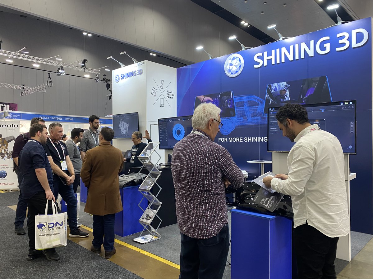Shining3D's tweet image. We're excited to announce that the #FreeScanCombo metrology #3Dscanner is making its debut at #AMW, Australia! You won't want to miss our #booth (📍Booth No. MS200) where you can discover all the latest product highlights.  
#shining3d #einscan #3dscan #reverseengineering #cad