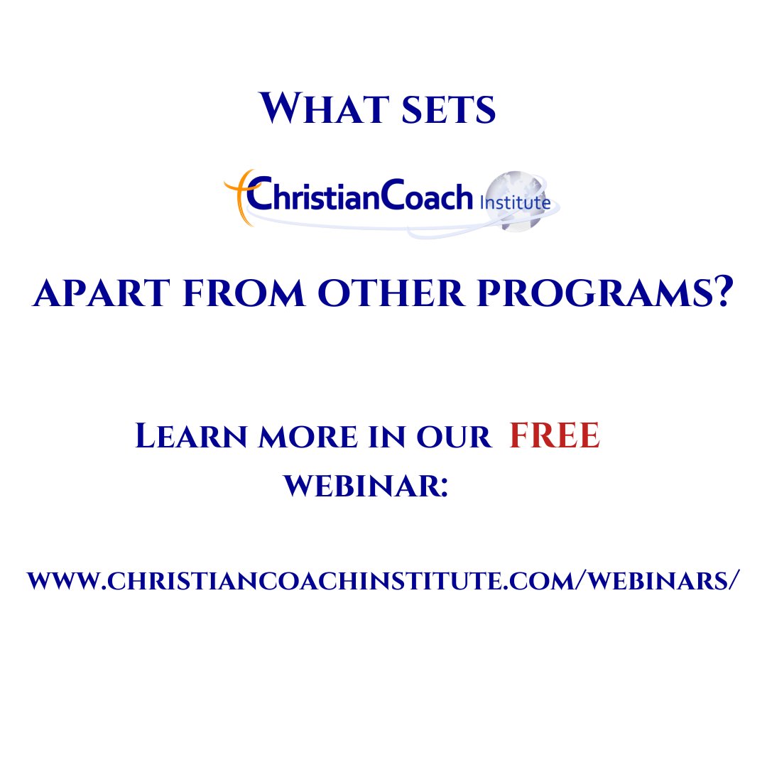 CoachInstitute's tweet photo. What sets Christian Coach Institute apart from other programs?  Learn more in our free webinar: https://t.co/m6db01qzjy #CCInstitute #coachinglifestyle #findyourpurpose https://t.co/hquQtGWWI7