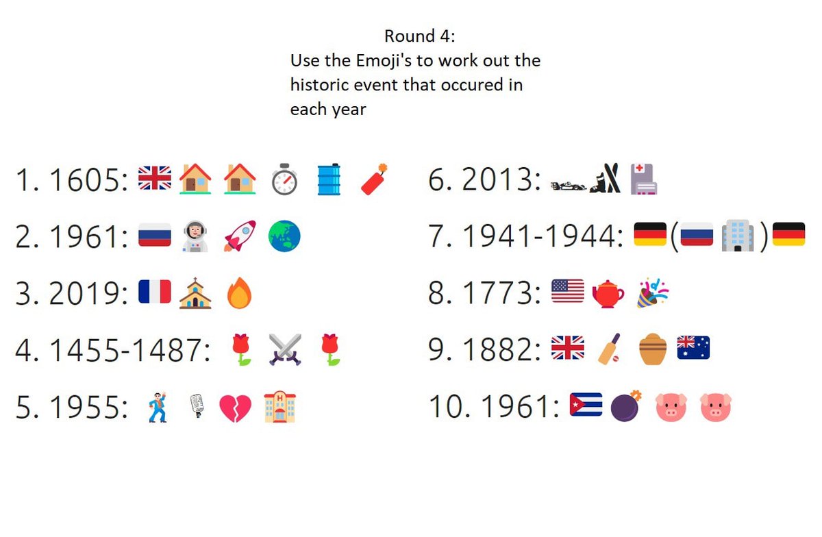 ⭐️ Quiz night is back on this week! ⭐️

Here’s one of the rounds from a couple weeks back. How would you have gotten on? 🧐🧠

It’ll kick off at 8.30pm tonight! Book online to guarantee a table: belhavenpubs.co.uk/pubs/aberdeens…
