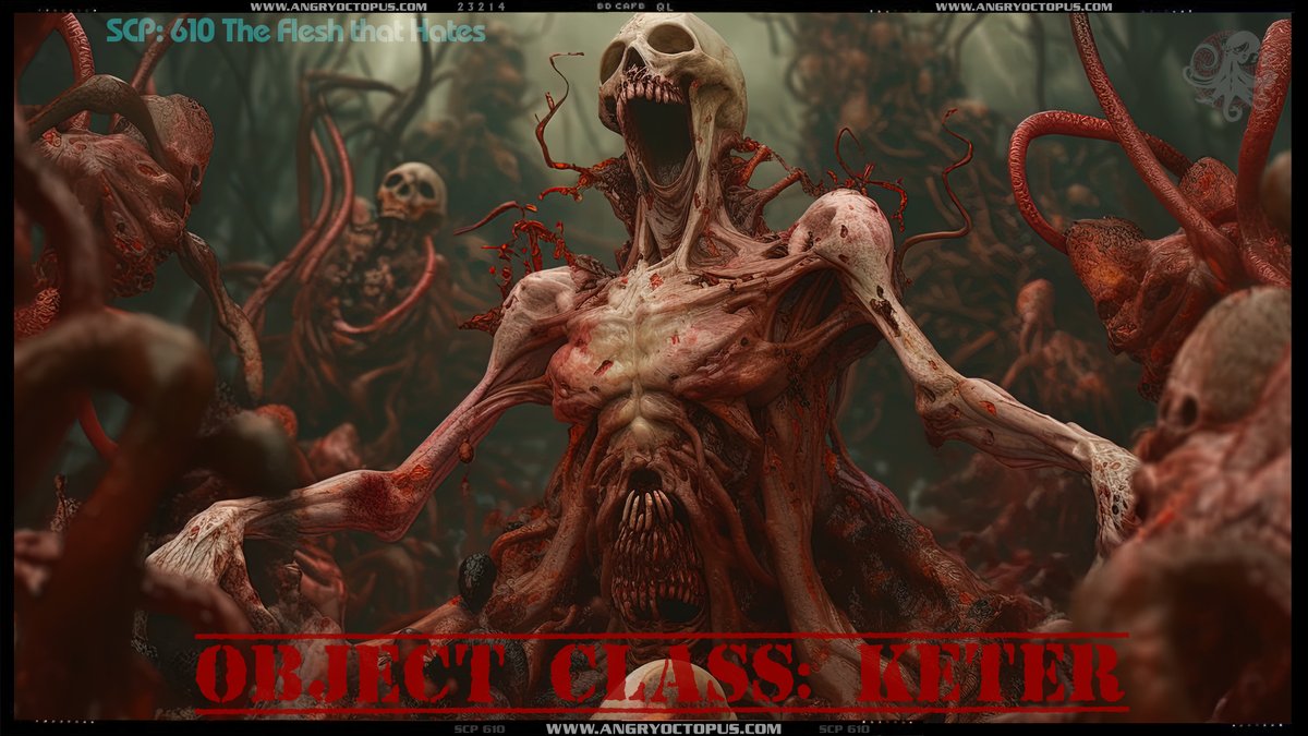 SCPAngryOctopus's tweet photo. Item #: SCP-610 The Flesh that Hates
Object Class: Keter
https://t.co/kvBV9BIwFi

"SCP-610" by NekoChris
https://t.co/dSLlK9tTCL

#scpfoundation #scp #scpfanart #scpcontainmentbreach #scpsecretlaboratory #scp5k #fleshthathates #keter #scp610 #scpangryoctopus #scpcompendia https://t.co/rttnVhJkZ7