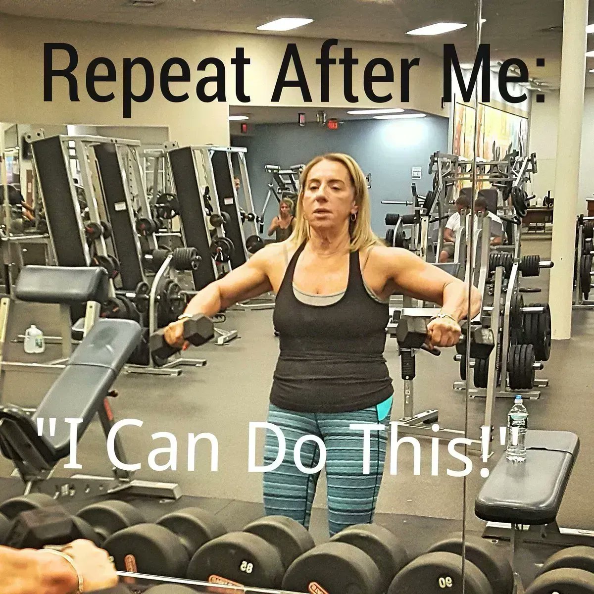 follow_Phyllis's tweet photo. Repeat after me:
I CAN DO THIS!
#GoalOfTheDay
#confidence #Over50
#over60 #thisis71 https://t.co/T3orF4Iv53