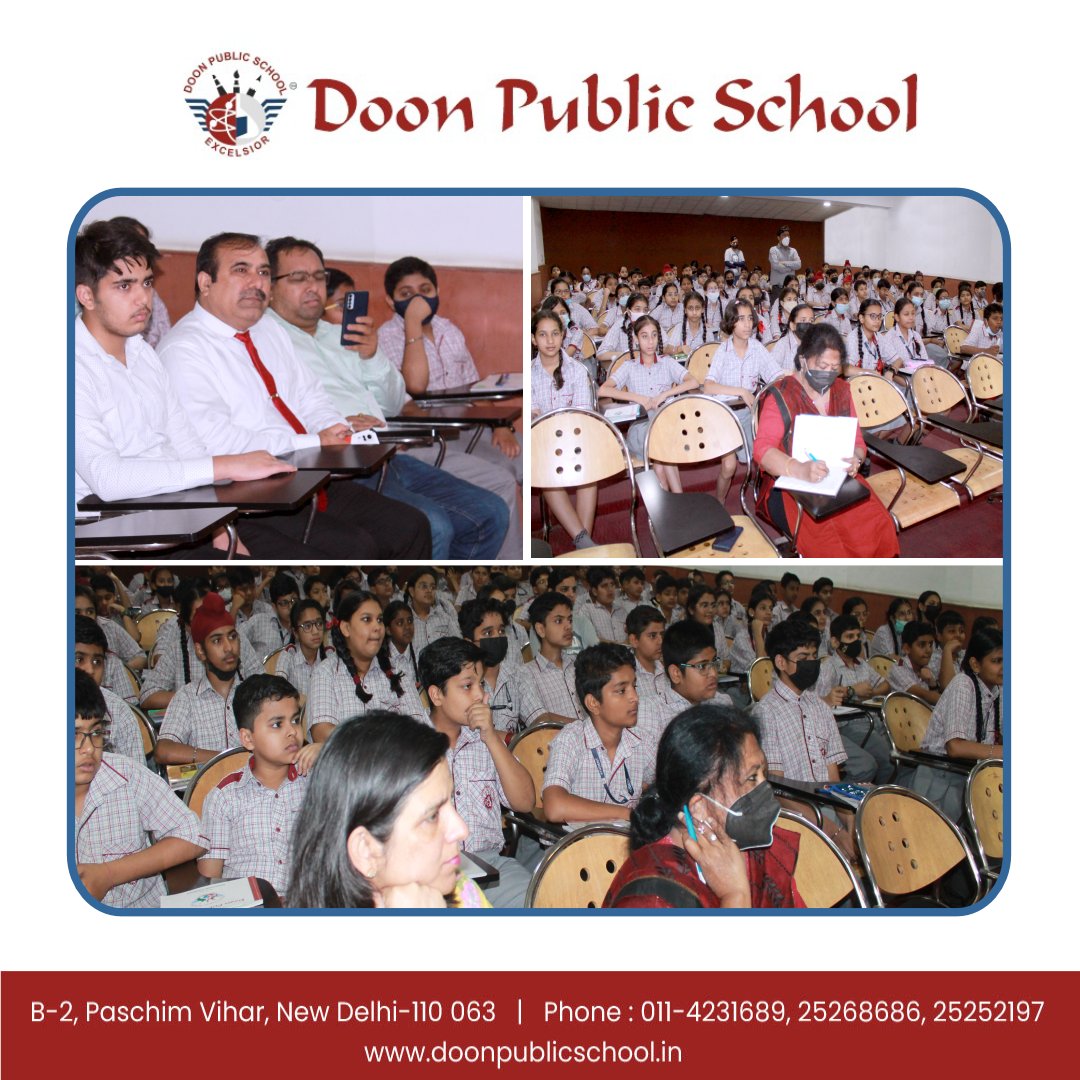 DoonPublicScho4's tweet image. Our students of classes 7 &amp;amp; 8 participated in an enlightening workshop on Memory Science for Today’s Generation, organized by SLQDP at Doon Public School. Thank you Mr. Suraj Mehta, Director of MIMENM, for showing us how to improve our memory retention!🌟

#MemoryScience #SLQDP