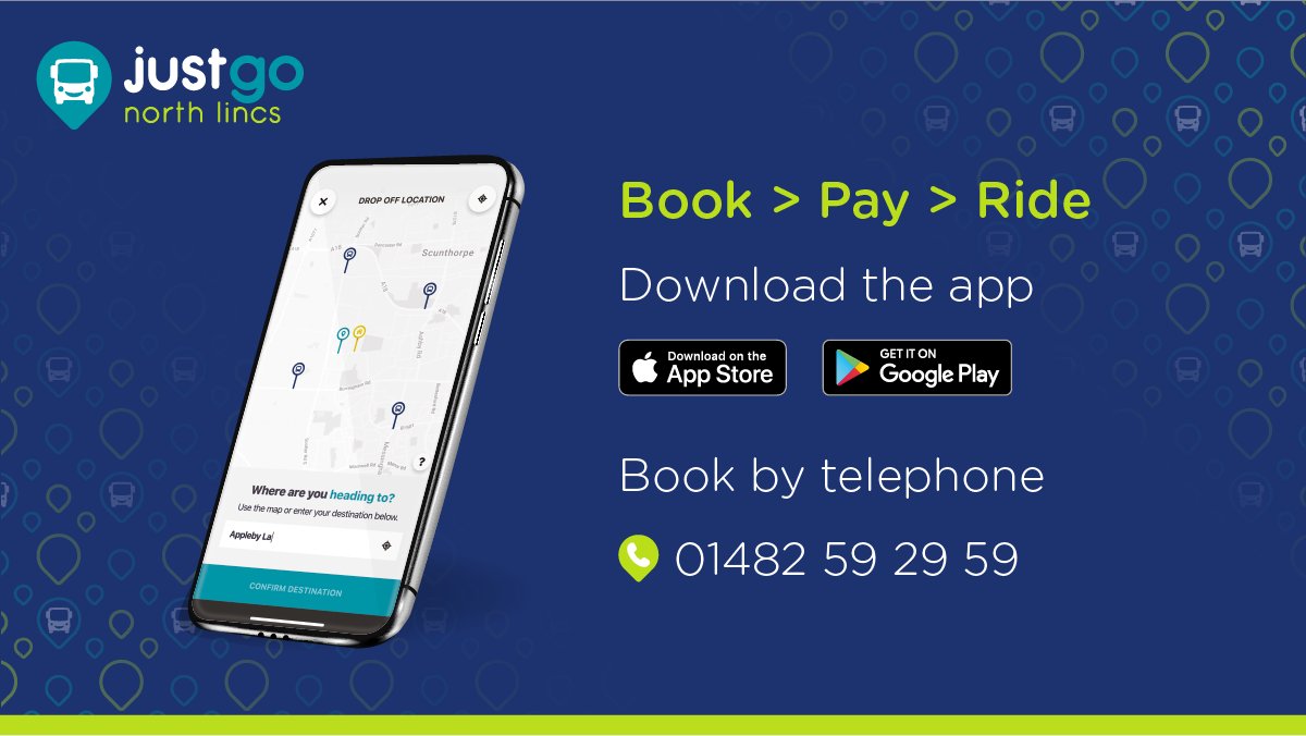 justgobus's tweet photo. 📱 BOOK, PAY, RIDE 📱
It's super easy to book with us - just download the app! Pay on your phone too, and say goodbye to fumbling for change.
Find out more 👇
▶️ https://t.co/Nlkdq5A16i https://t.co/xv3T3rxB8h