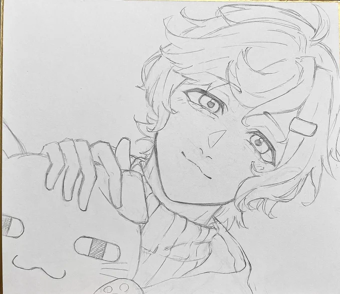 高一の時に描いたかなかな出てきたから供養